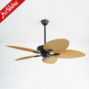 Quality 56 Inches DC Motor Tropical Style Ceiling Fan , Remote Control 5 Blades Ceiling Fan for sale