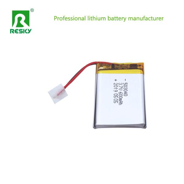 Power Lithium Polymer Battery Cell 503040 600mAh 3.7V For Smart Watch