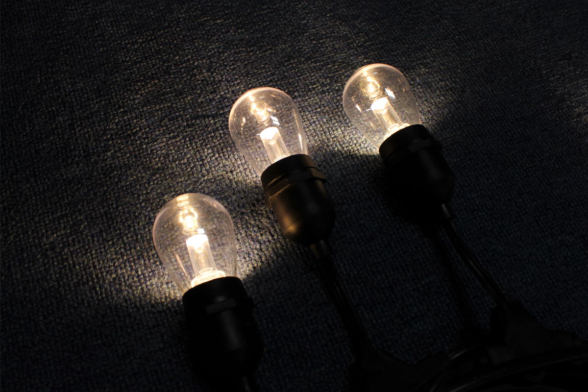 Dimmable Dual Color Temperature 2200K 3500K S14 LED Light Strings Retrospective Edison Remote Control Festival Lighting
