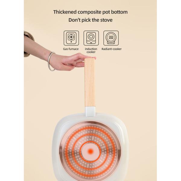 New Arrival Ceramic Coating Nonstick Cooking Pot Set Induction Cookware Cook Pot 7 Pcs Aluminum Non Stick Cookware Set