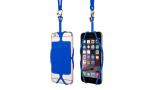 Heat Resistant Silicone Phone Accessories / Silicone Cell Phone Lanyard With