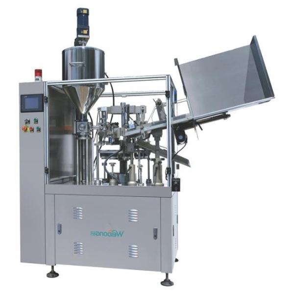 Fully Automatic Tube Sealing Filling Machine Low Noise For Food Pharmaceutical 30pcs / Min