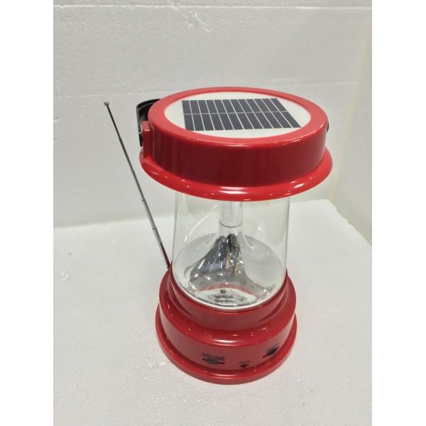 High quality portable solar led lantern with AM, FM radio, solar camping lantern for cheap sale
