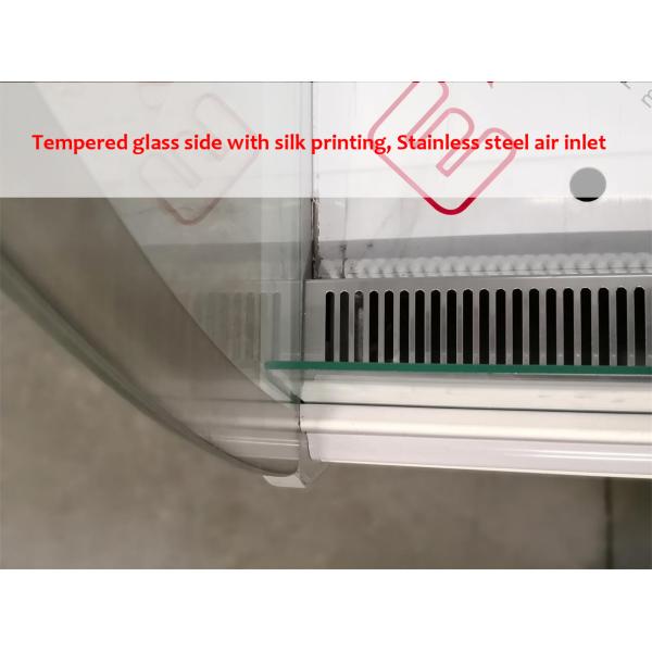 Danfoss Compressor Delicatessen Display Fridges Refrigerated Showcase For Fresh Meat