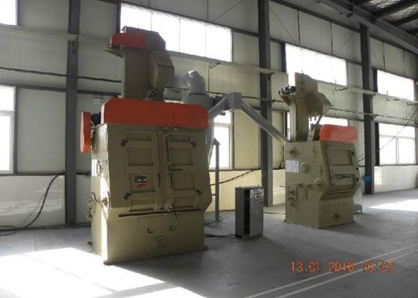 Buy Feeding Automatic Blasting Machine , Cleaning Nut Bolts Dustless Blasting Machine at wholesale prices