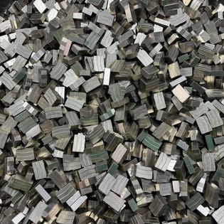 13/15/20mm Silver Multiblade Diamond Segment for Marble Granite Cutting 5.5-6.5MM