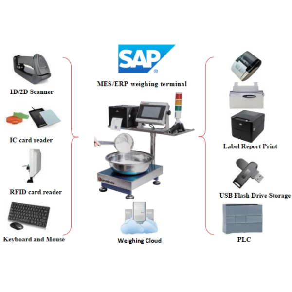 Packaging Batching Intelligent Weighing Systems Precision Electronic Balance 220V