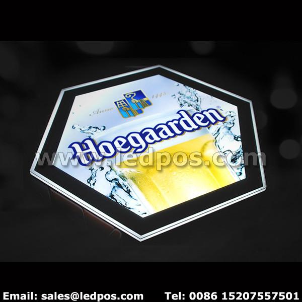 Buy Hoegaarden Beer Light Box Illuminated Bottle Sign at wholesale prices