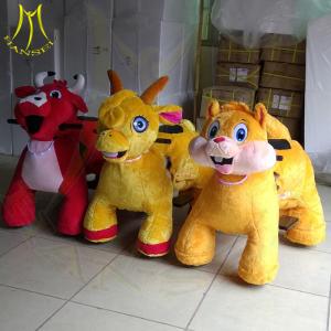 Quality Hansel dog design plush toys ride for kids and minion plush toy from china with teddy bear plush animal ride for kid for sale