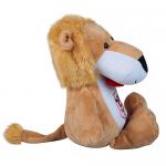 12 Inch Soft Plush Stuffed Animals Lion Shape Embrodiery / Sewing Craft