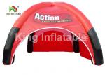Airtight Black And Red Inflatable Event Tent For Advertising / Exhibition /