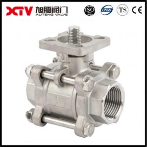 Quality Electric Actuator 3PC ISO 5211 Ball Valve For Floating Structure for sale