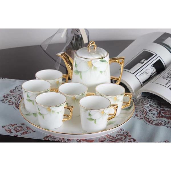 Eco Friendly SGS 8oz 235ml Bone China Coffee Cup Sets