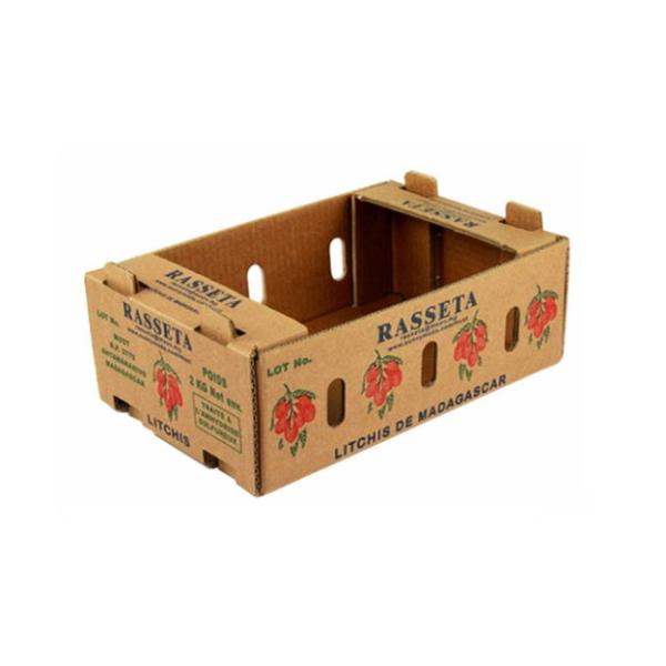 Custom Corrugated Boxes Printing logo Fruit and vegetable packaging box