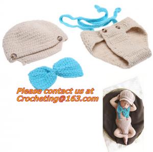 Quality Prop Eggs Handmade Infant Baby Knit Costume Crochet Hat Baby Accessories Sleeping Bag for sale