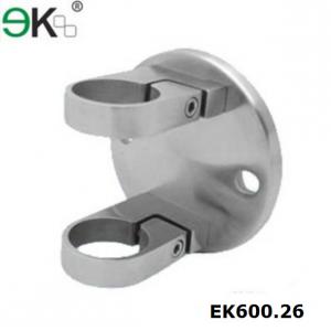 Quality Stainless steel fence post mounting brackets for round Post-EK600.26 for sale