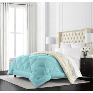 Buy cheap Blue White Microfiber Comforter Queen Size Durable Microfiber Duvet Cover Queen from wholesalers