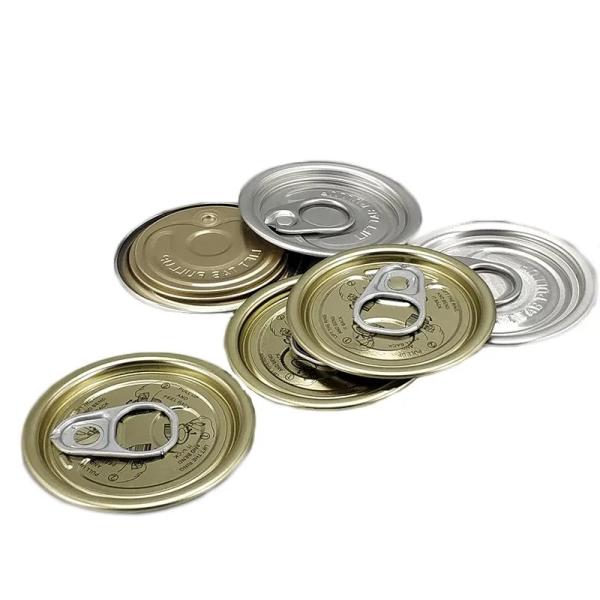 Dia 99mm Food Packaging Tinplate Bottom Lid Normal Tinned Round Bottle End