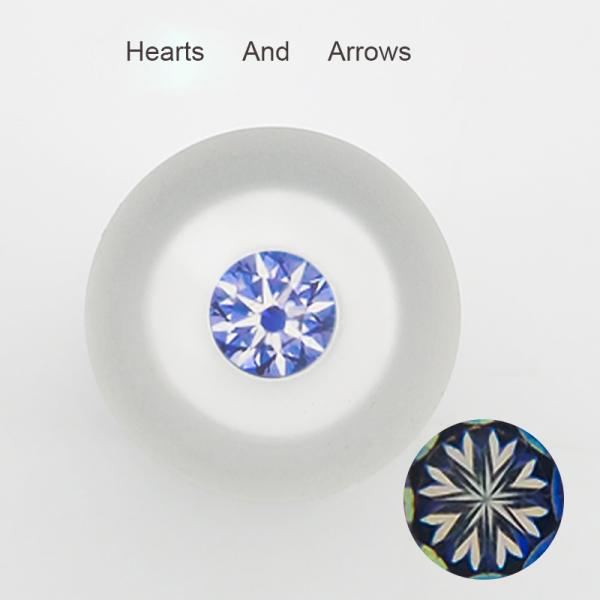 Silver Diamond Heart / Arrow Scope with Magnification of 5X for Gemological laboratory