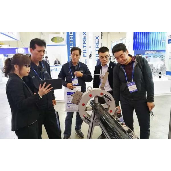Split Frame Pneumatic Cutting Beveling Machine, Star Wheel System, Cold Cutting
