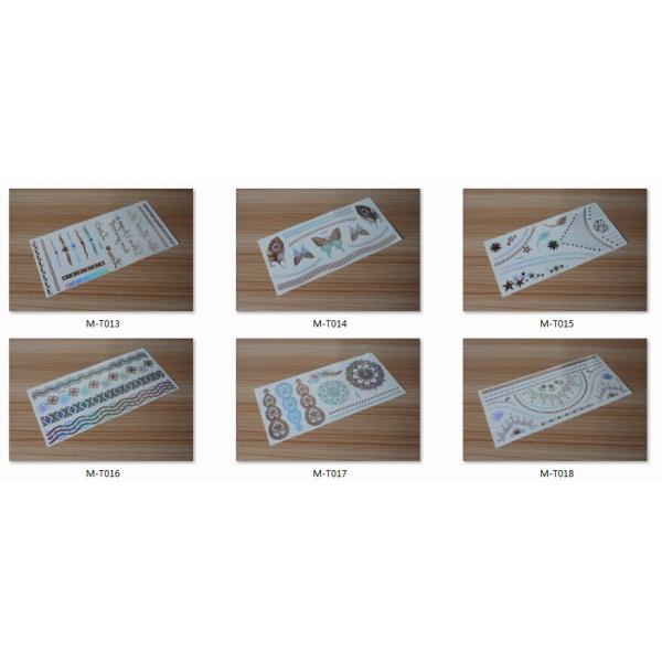 Stock wholesales metallic tattoo designs M-T021