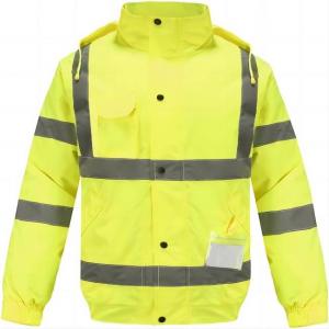Quality S - XL Safety Reflective Jacket ANSI High Visibility Jacket Waterproof For MEN for sale