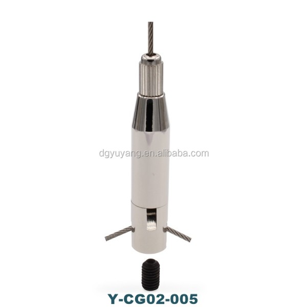 OEM Custom Brass Ceiling Wire Suspension Kit Acoustic Panel Cable Clips Category with Cable Clamp
