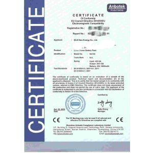 Yongsheng Technology Co.，Ltd. Certifications