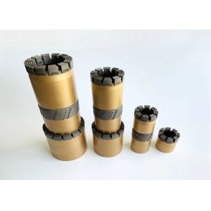 Quality High Efficiency B / WL Flat Face Impregnated Diamond Core Drill Bits Long Life for sale