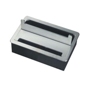 Multifunctional Aluminum Alloy Desktop Clamshell Box / Double Open Brush Box