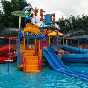 Easy To Install Splash Water Playground Equipment UV Resistant