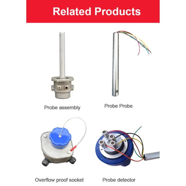 Aluminum Alloy Anti Overflow Probe Rod For Consistent Ambient Temperature Control