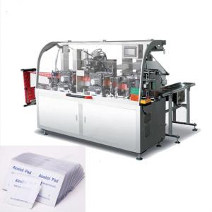 China Disinfecting Wet Wipes Alcohol Pad Packing Machine 80-100bags/min on sale