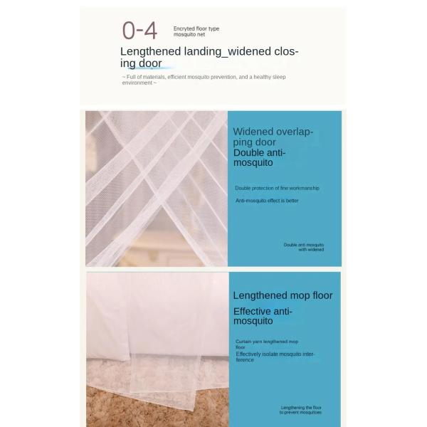 Customized Logo Foldable Adults Mosquito Net for Bed Protect Your Family from Insects