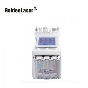 China 3Mhz H202 Hydrafacial Machine 6 In 1 Hydro Oxygen Bubble Facial Beauty Machine on sale