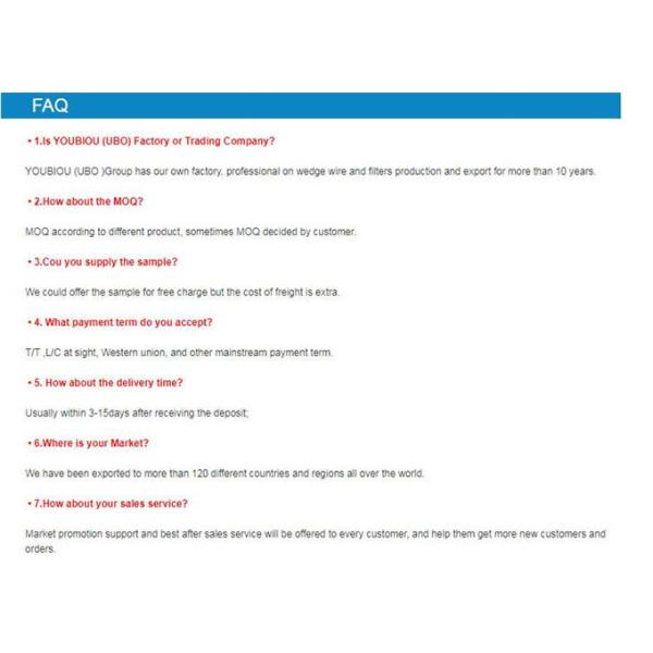 Mill Grade Stainless Steel Wedge Wire Screen , Aisi Wire Screen Filter