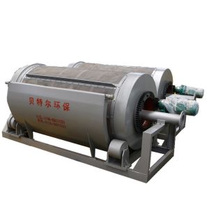 Rotary Drum Micro Filter For Continuous Paper Fiber Recycling