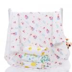 Baby Muslin Receiving Blankets Seersucker Spring / Summer Used Printed Pattern