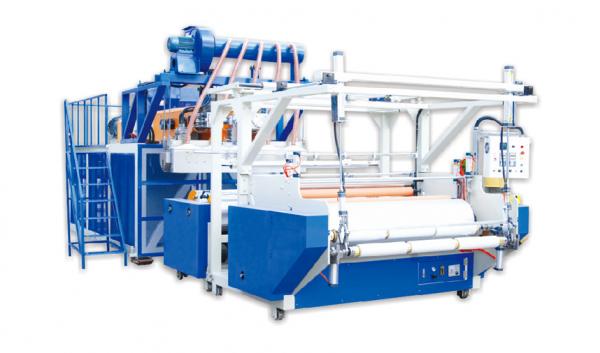 Buy 3 Layers Stretch Film Machine 1500mm PE Plastic Stretch Film Making Machine at wholesale prices