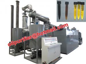 Car Motor Oil Vacuum Distillation Machine With Black Waste Engine Oil Recycle System