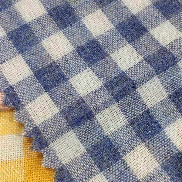 100gsm-140gsm Yarn Dye Twill Check And Stripe Fabrics Polyester Cotton Rayon Blend