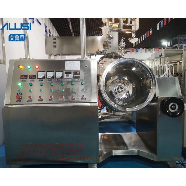 Vacuum Emulsifying Homogenizer Mixer Machine Lift Type Viscosity Cream Paste Lotion