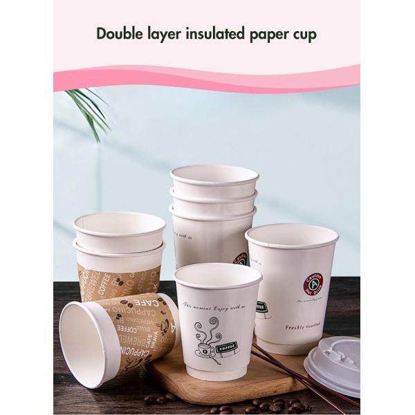 12OZ DISPOSSIBLE PAPER CUPS WITH LIDS FOR HOT DRINKS PAPER BOWL SOUP CUP