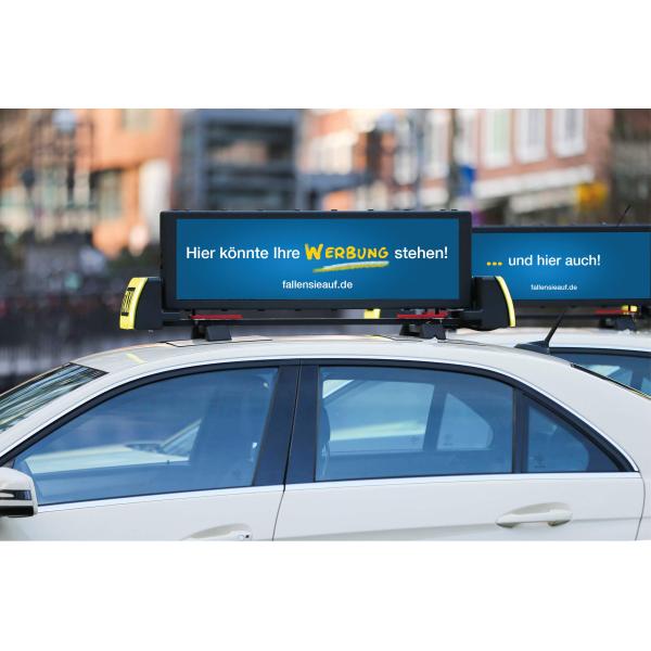 Seamless P4 Full Color Remote Control With WIFI Smart Led Car Sign IP65 Waterproof