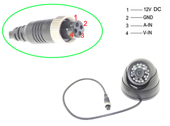 Front View Security Monitor Camera Night Vision High Resolution
