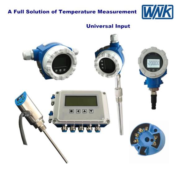 Flange Mounted Smart Temperature Transmitter with PT100 Sensor and Thermowell