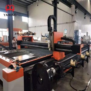 Plate CNC Plasma Tube Cutting Machine, Ss Pipe Cutter Machine 20mm Cutting
