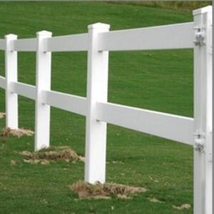 China 100% Virgin Pvc Welded Wire Mesh Fence Vinyl 3 Rail White For Ranch Livestock Farm Horse on sale