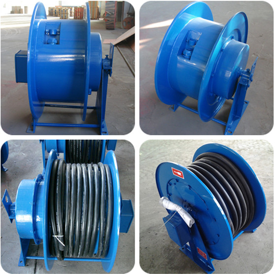 Electric Retractable Wire Cord Reel with Spring