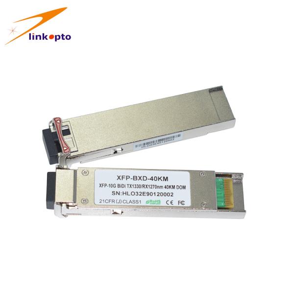 BIDI 60KM Transmission Cisco 10g Xfp Connector Pluggable With ESD Protection